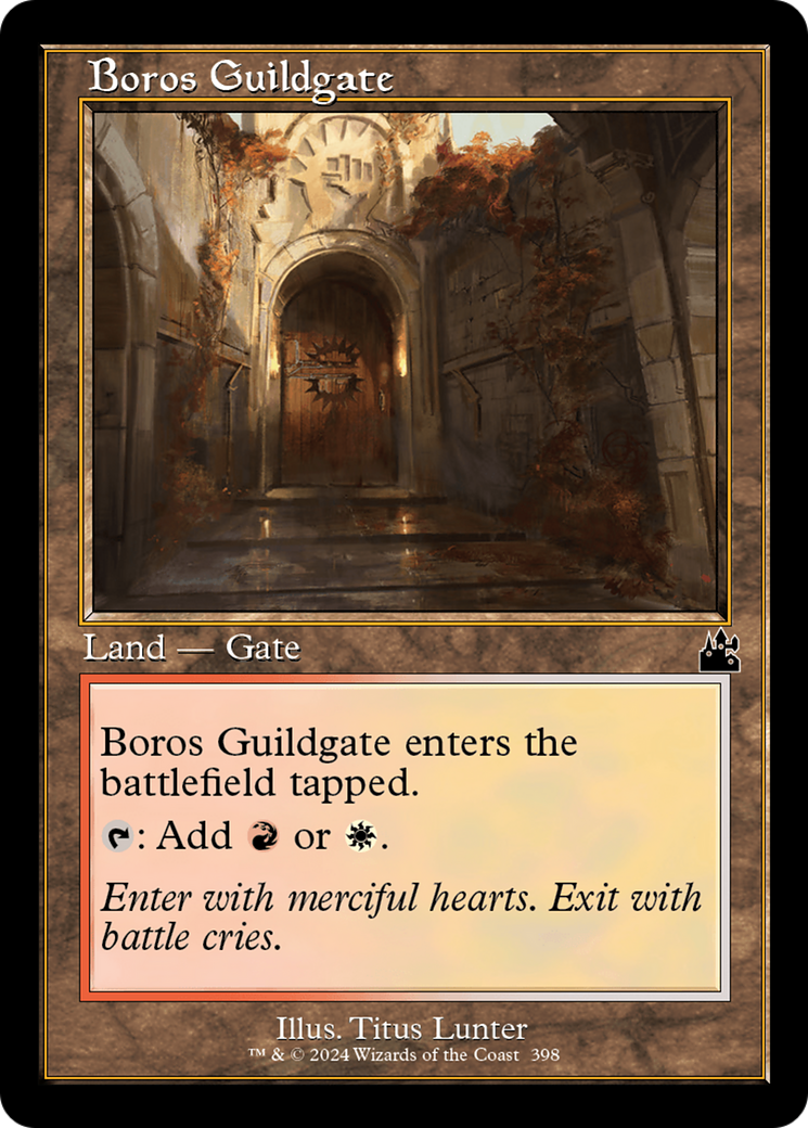 Boros Guildgate (Retro Frame) [Ravnica Remastered] | RetroPlay Games