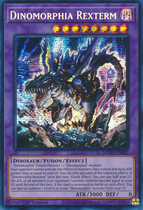 Dinomorphia Rexterm [MP23-EN082] Prismatic Secret Rare | RetroPlay Games