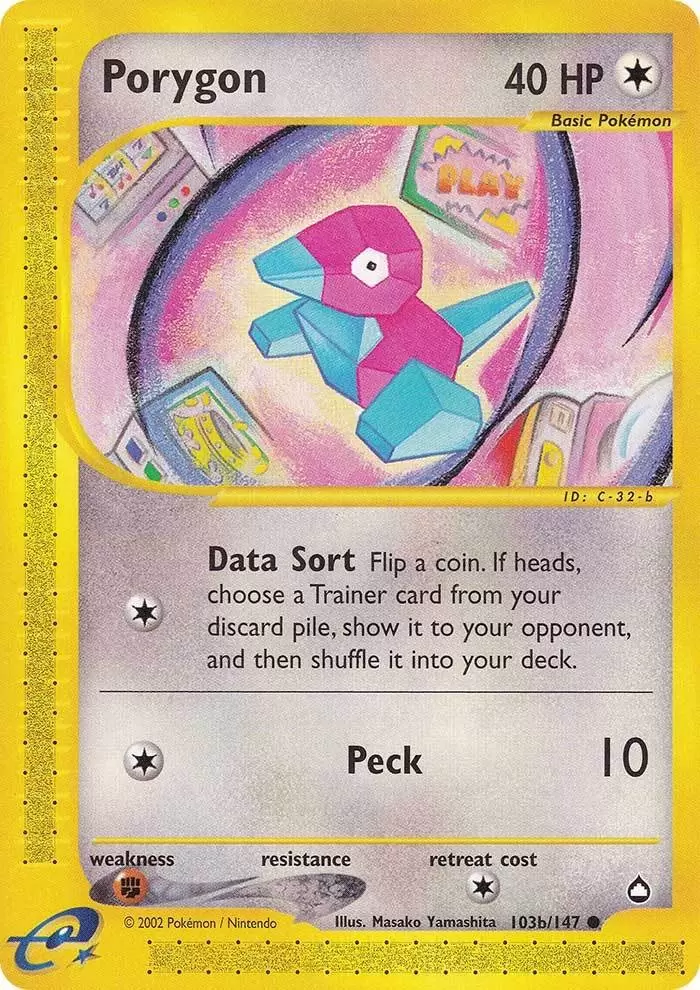 Porygon (103b/147) [Aquapolis] | RetroPlay Games