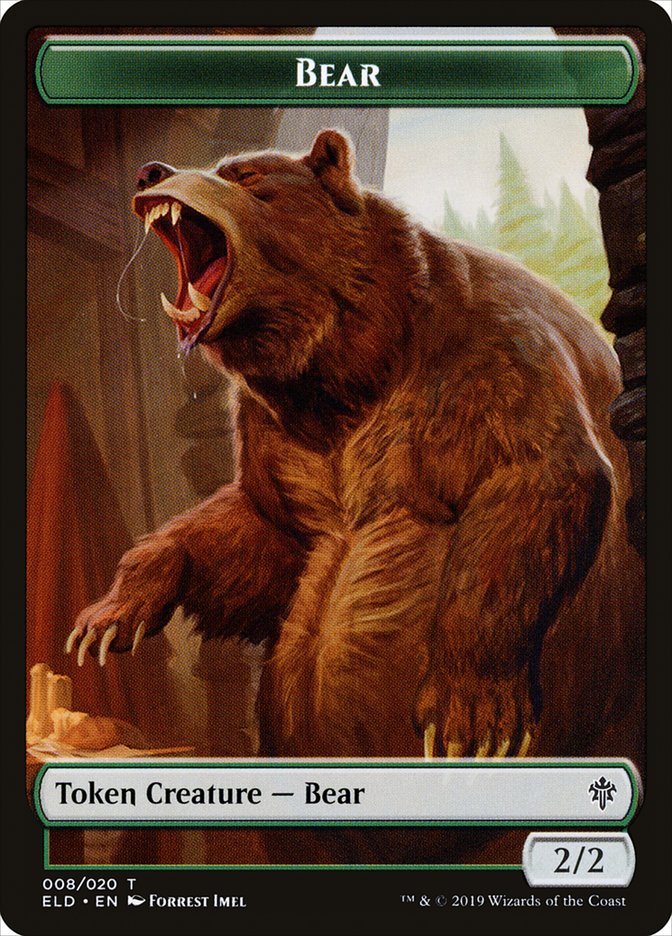 Bear [Throne of Eldraine Tokens] | RetroPlay Games