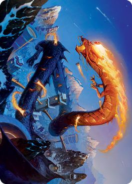 Atsushi, the Blazing Sky 1 Art Card [Kamigawa: Neon Dynasty Art Series] | RetroPlay Games