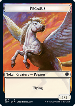 Pegasus // Thopter Double-Sided Token [Starter Commander Decks] | RetroPlay Games