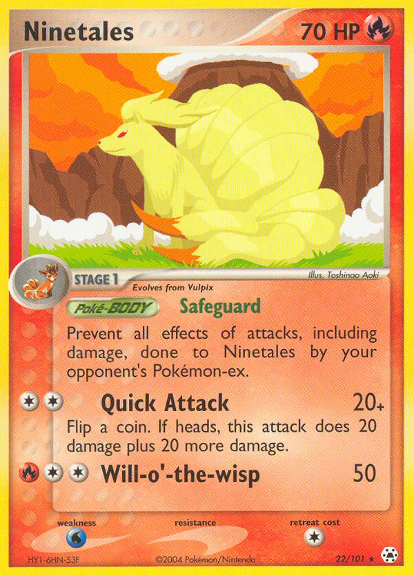 Ninetales (22/101) [EX: Hidden Legends] | RetroPlay Games