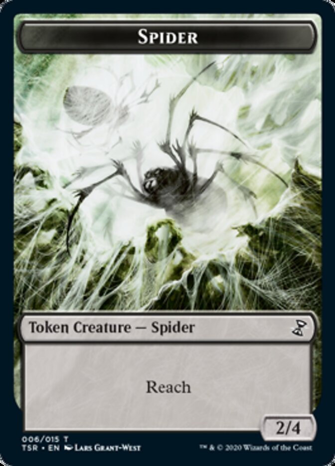 Spider Token [Time Spiral Remastered Tokens] | RetroPlay Games