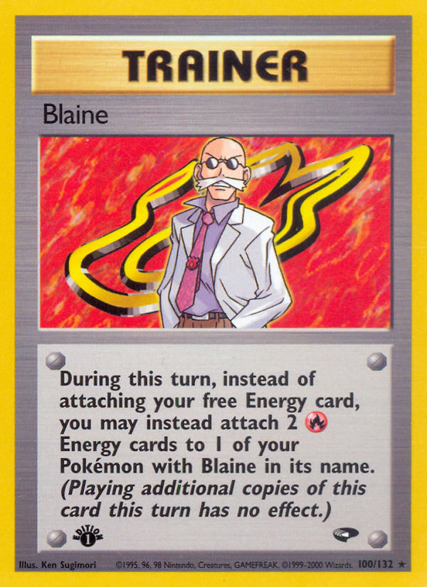 Blaine (100/132) [Gym Challenge 1st Edition] | RetroPlay Games