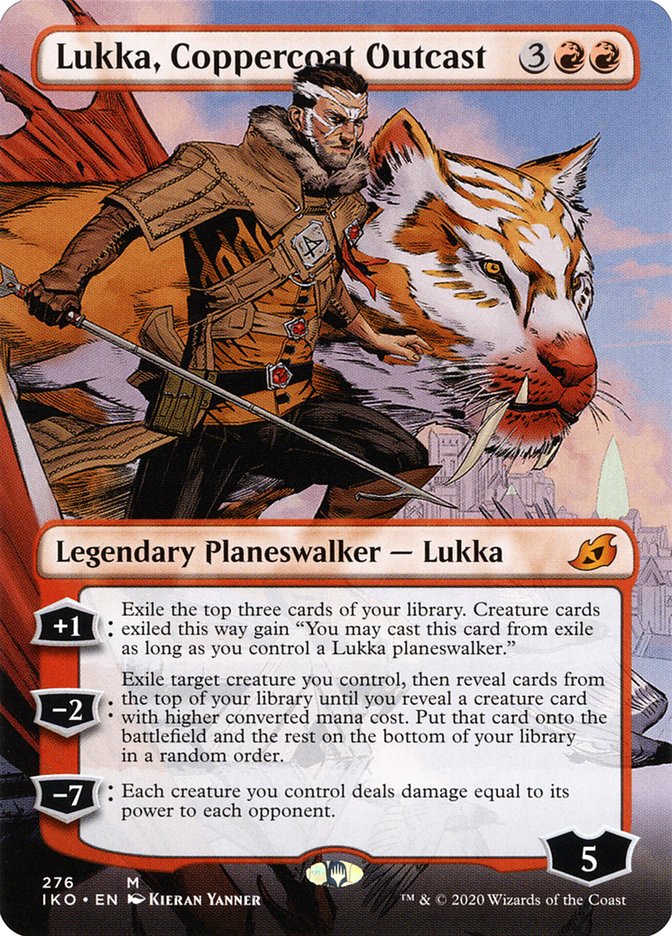 Lukka, Coppercoat Outcast (Borderless) [Ikoria: Lair of Behemoths] | RetroPlay Games