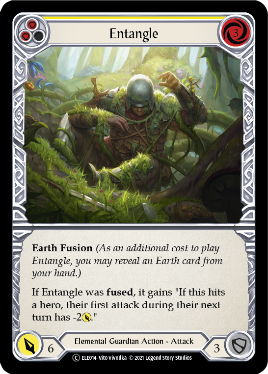 Entangle (Yellow) [U-ELE014] (Tales of Aria Unlimited)  Unlimited Rainbow Foil | RetroPlay Games
