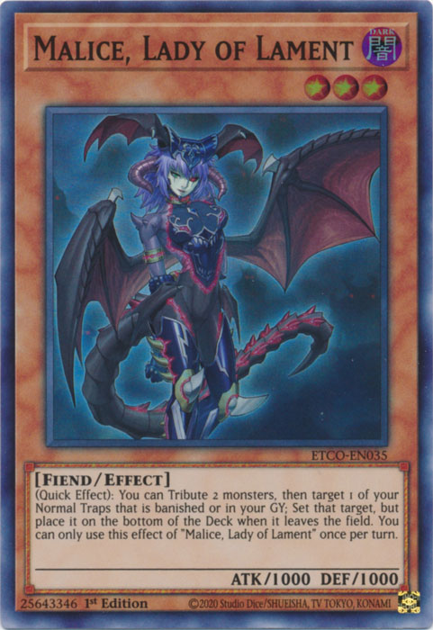 Malice, Lady of Lament [ETCO-EN035] Super Rare | RetroPlay Games