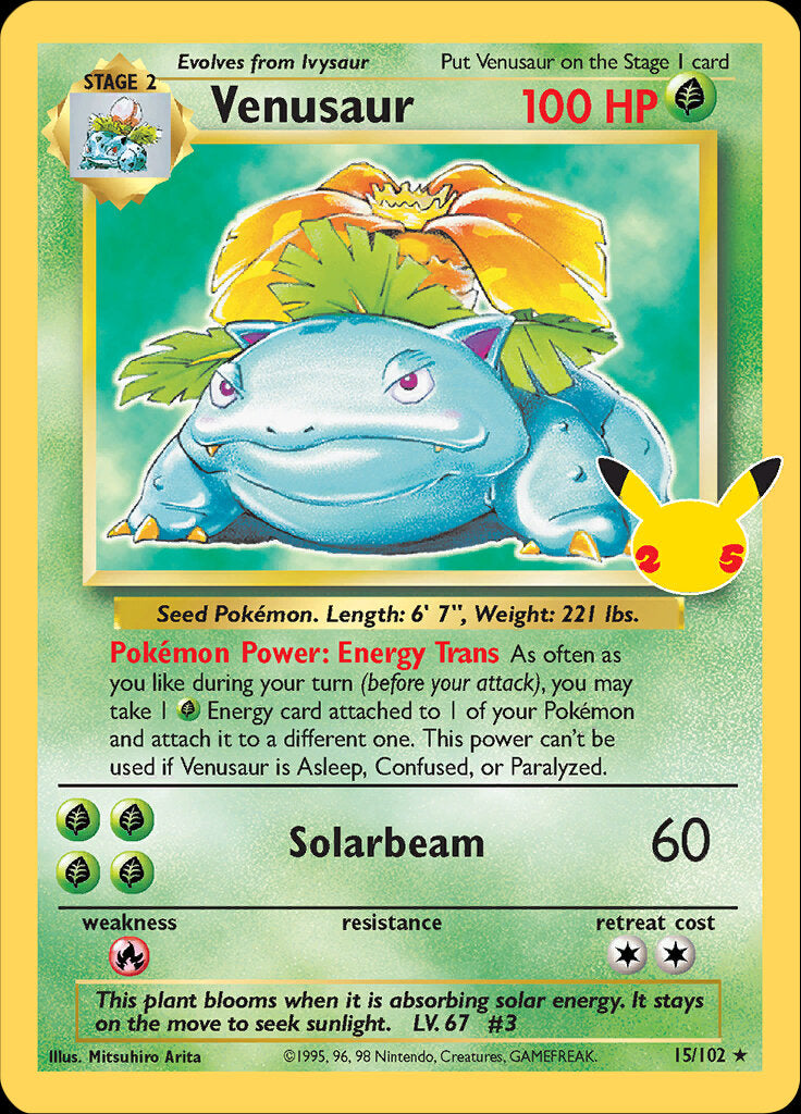 Venusaur (15/102) [Celebrations: 25th Anniversary - Classic Collection] | RetroPlay Games