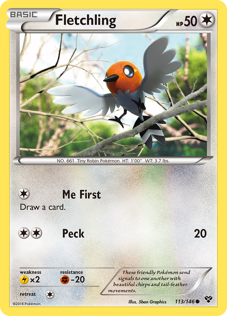 Fletchling (113/146) [XY: Base Set] | RetroPlay Games