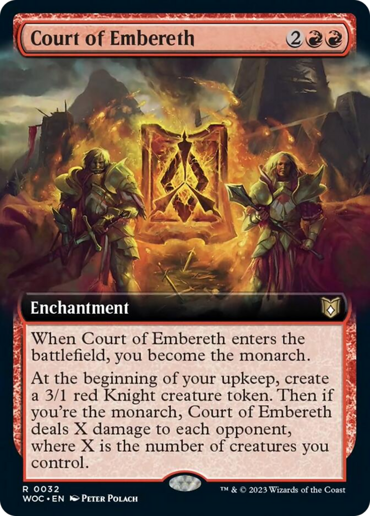 Court of Embereth (Extended Art) [Wilds of Eldraine Commander] | RetroPlay Games