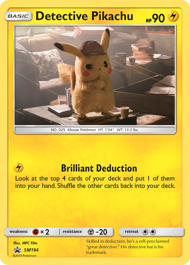 Detective Pikachu (SM194) [Sun & Moon: Black Star Promos] | RetroPlay Games