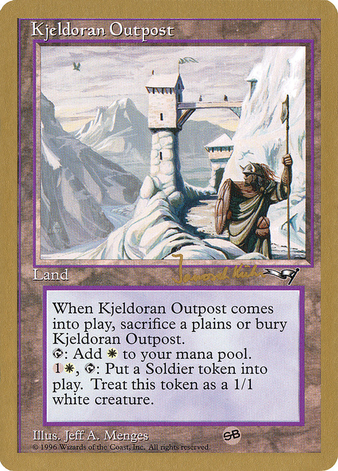 Kjeldoran Outpost (Janosch Kuhn) [World Championship Decks 1997] | RetroPlay Games