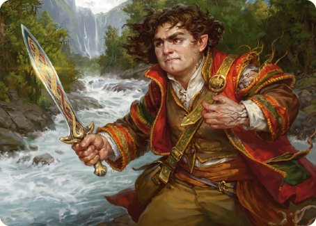 Frodo Baggins Art Card (16/81) [The Lord of the Rings: Tales of Middle-earth Art Series] | RetroPlay Games