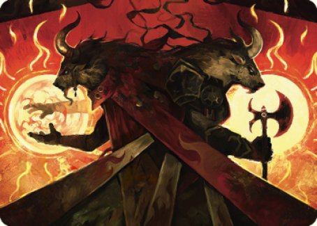 Hurloon Battle Hymn Art Card [Dominaria United Art Series] | RetroPlay Games