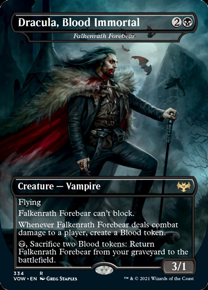 Falkenrath Forebear - Dracula, Blood Immortal [Innistrad: Crimson Vow] | RetroPlay Games