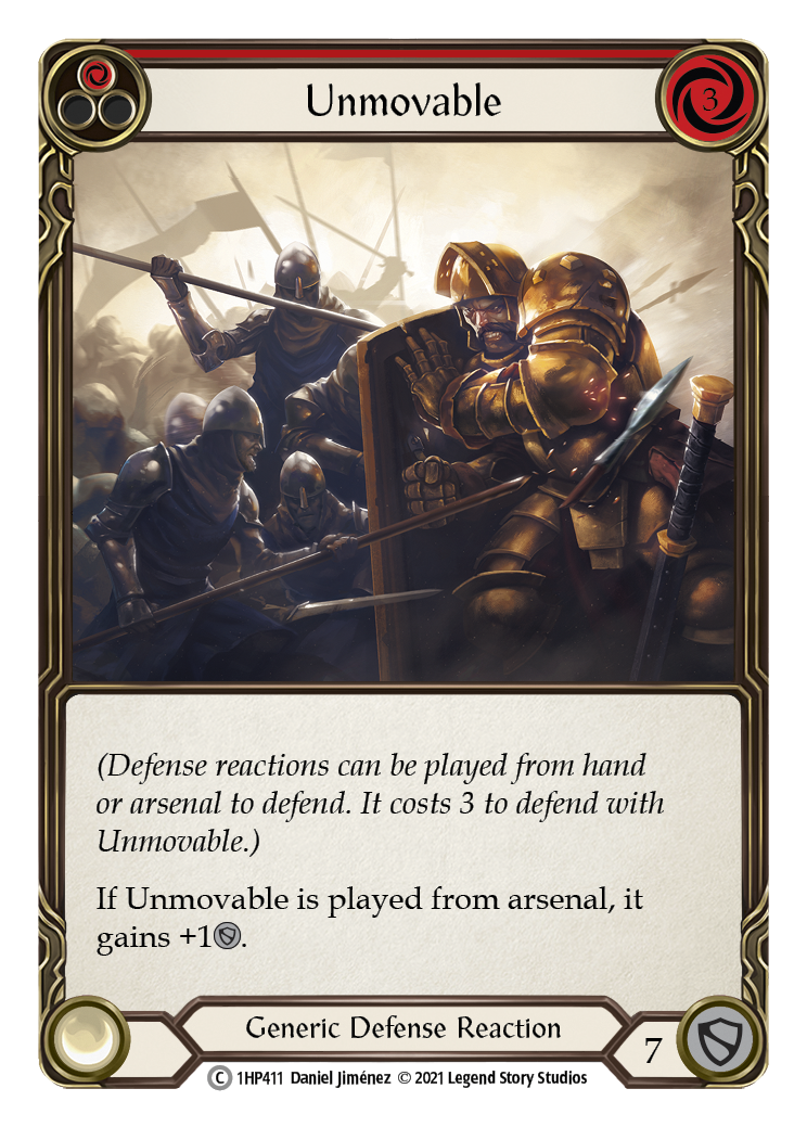 Unmovable (Red) [1HP411] (History Pack 1) | RetroPlay Games