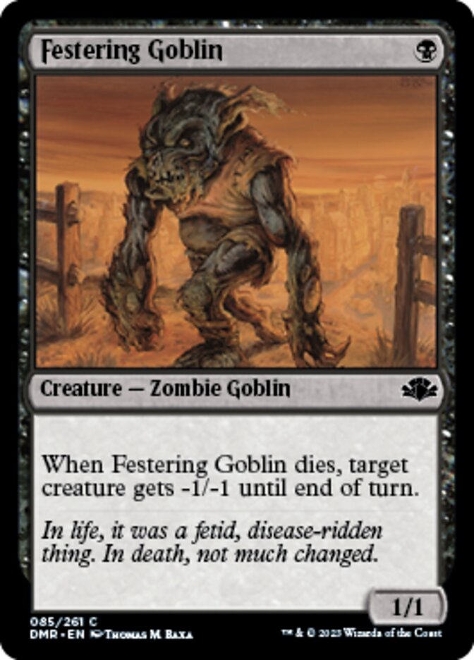 Festering Goblin [Dominaria Remastered] | RetroPlay Games