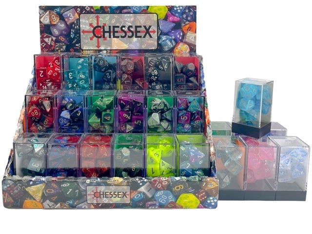 Chessex Scarab Polyhedral 7 Dice Set | RetroPlay Games