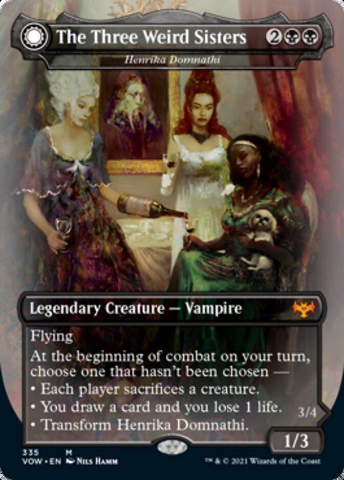 Henrika Domnathi // Henrika, Infernal Seer - The Three Weird Sisters // Fiends of Darkest Night [Innistrad: Crimson Vow] | RetroPlay Games