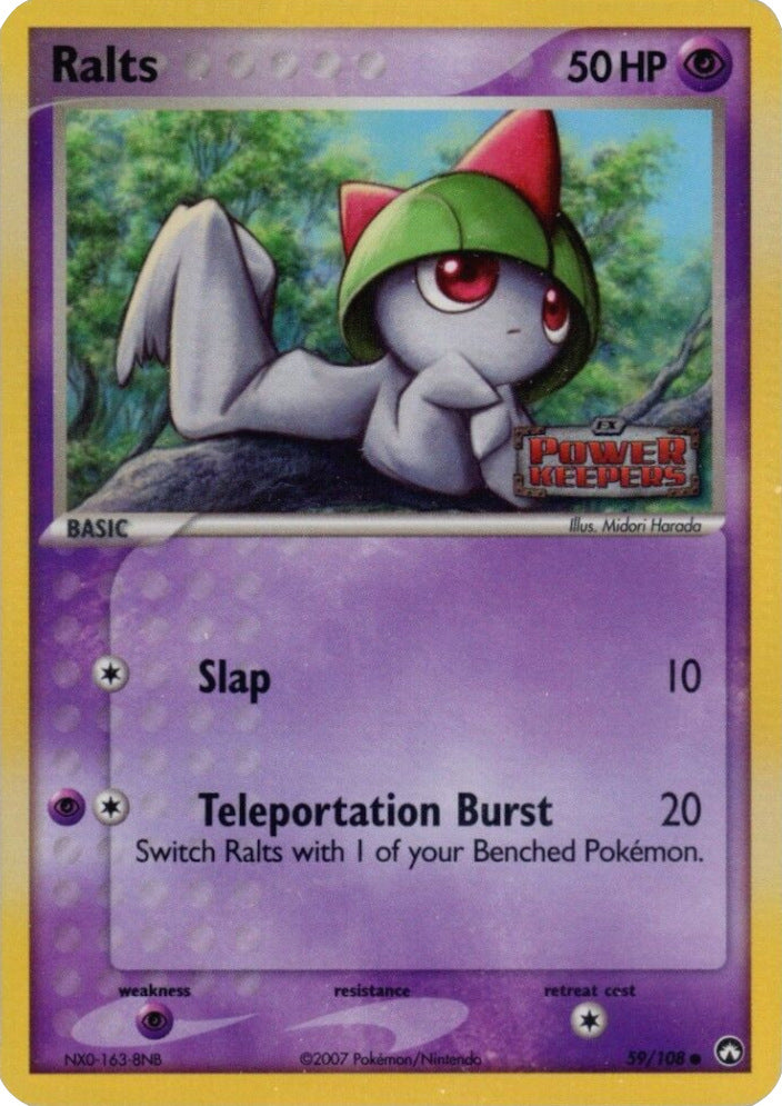 Ralts (59/108) (Stamped) [EX: Power Keepers] | RetroPlay Games