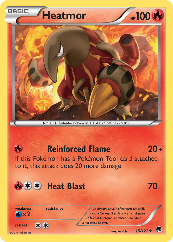 Heatmor (15/122) [XY: BREAKpoint] | RetroPlay Games