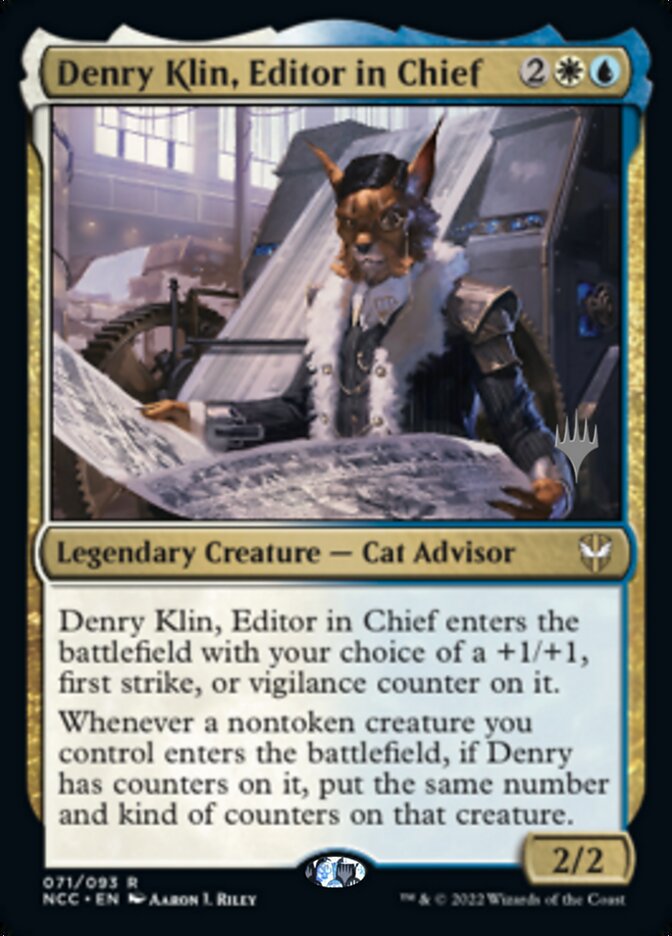 Denry Klin, Editor in Chief (Promo Pack) [Streets of New Capenna Commander Promos] | RetroPlay Games