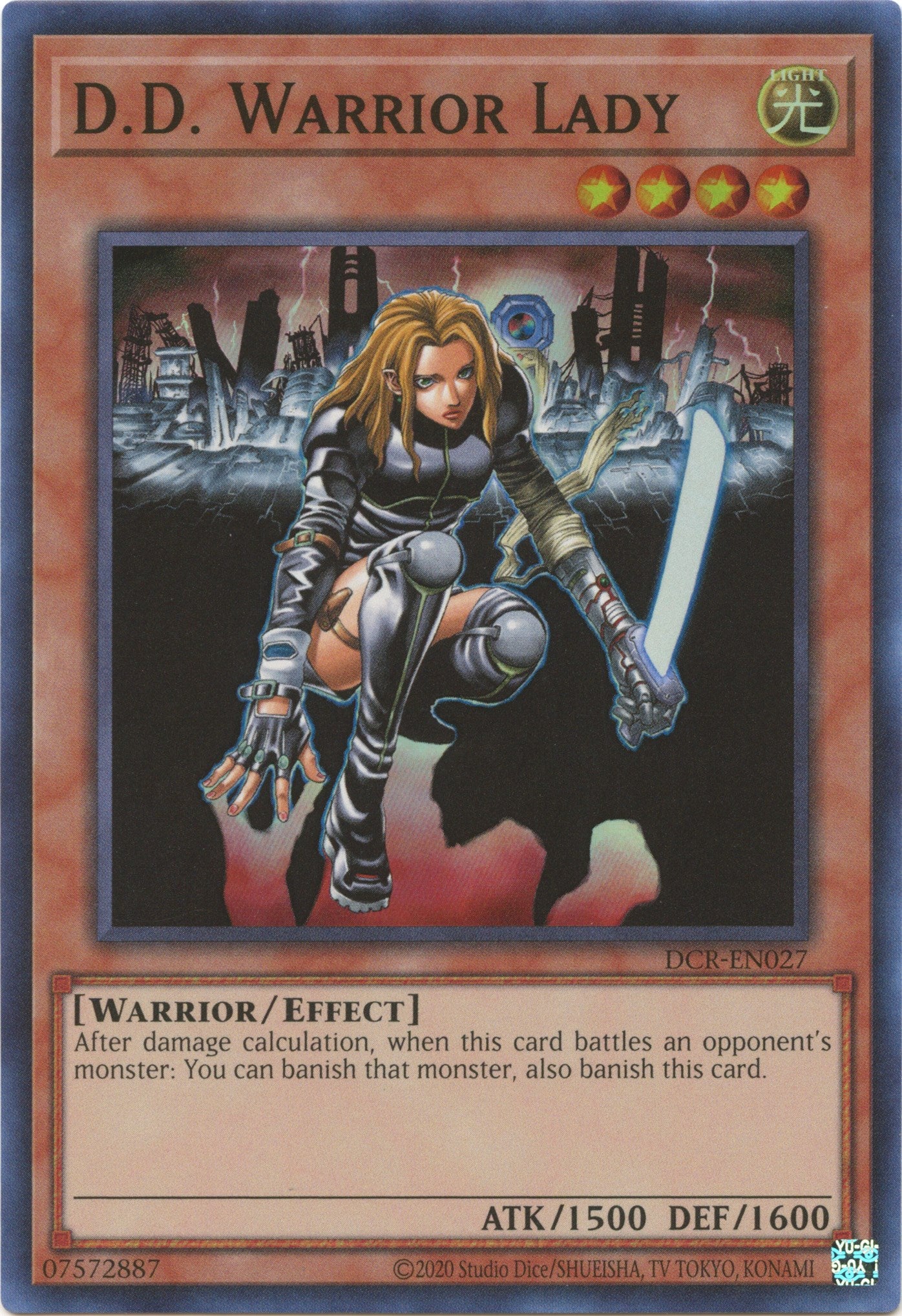 D.D. Warrior Lady (25th Anniversary) [DCR-EN027] Super Rare | RetroPlay Games