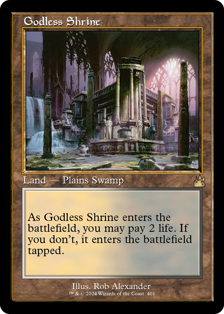 Godless Shrine (Retro) [Ravnica Remastered] | RetroPlay Games