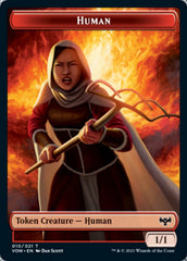 Insect // Human (010) Double-sided Token [Innistrad: Crimson Vow Tokens] | RetroPlay Games