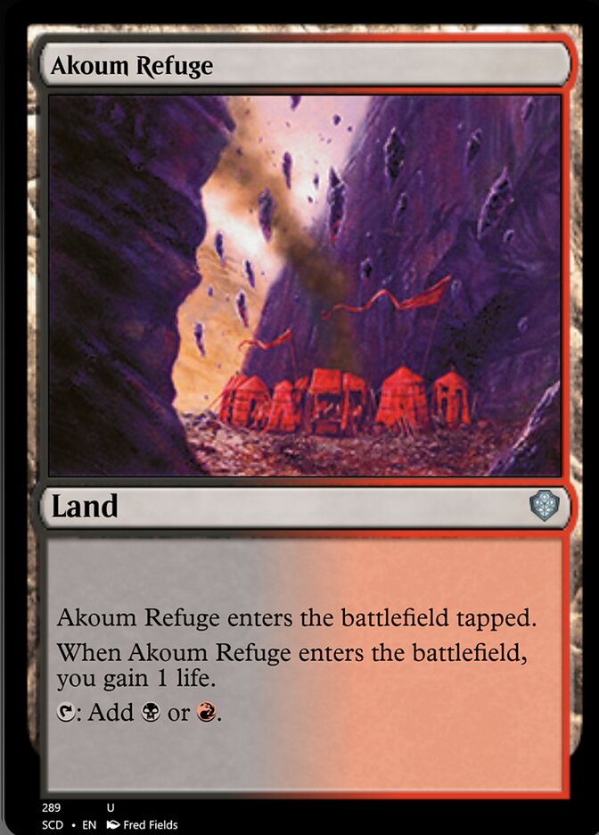 Akoum Refuge [Starter Commander Decks] | RetroPlay Games