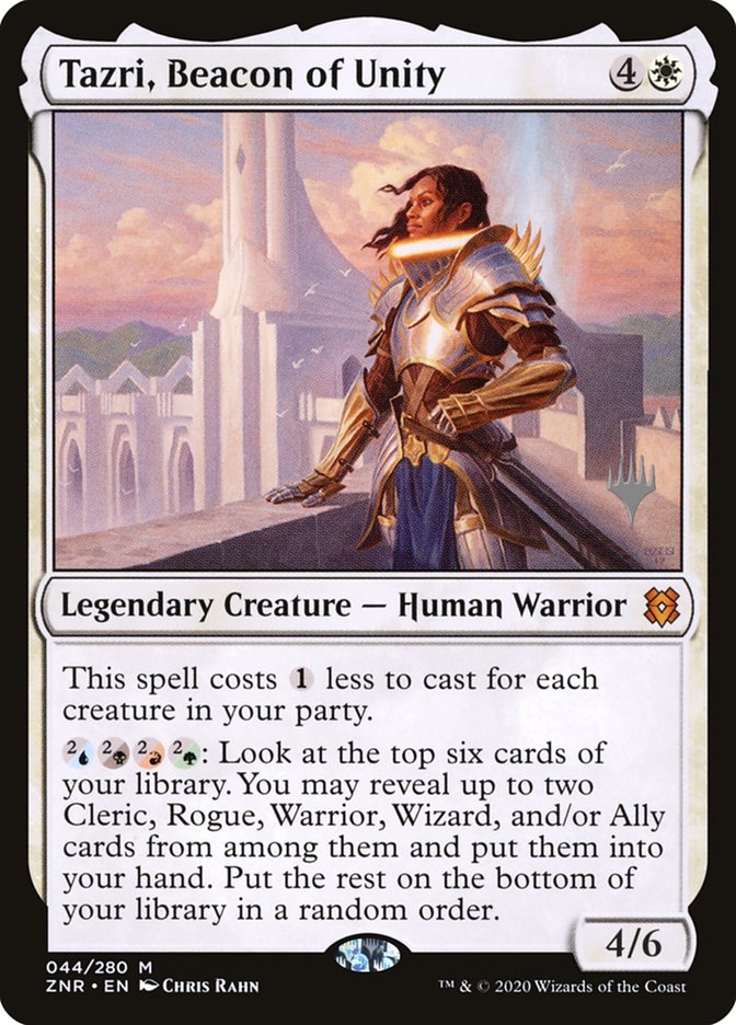 Tazri, Beacon of Unity (Promo Pack) [Zendikar Rising Promos] | RetroPlay Games