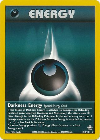 Darkness Energy (104/111) [Neo Genesis Unlimited] | RetroPlay Games