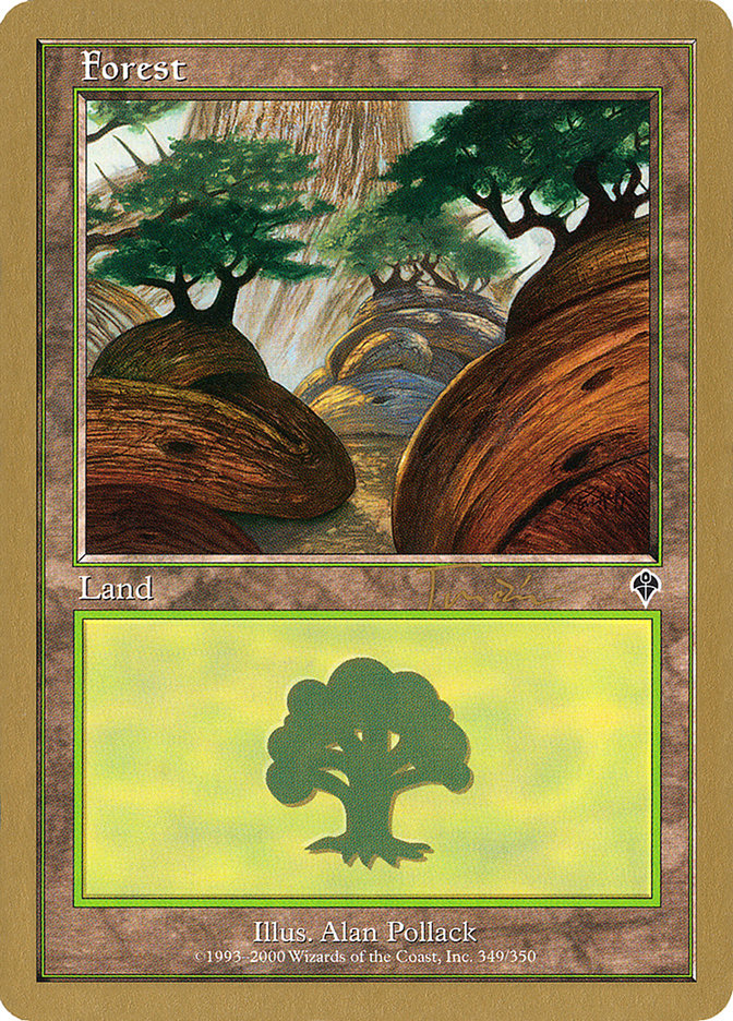 Forest (jt349a) (Jan Tomcani) [World Championship Decks 2001] | RetroPlay Games