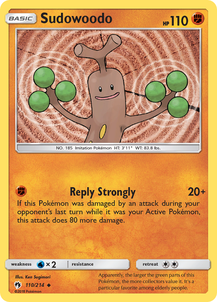 Sudowoodo (110/214) [Sun & Moon: Lost Thunder] | RetroPlay Games