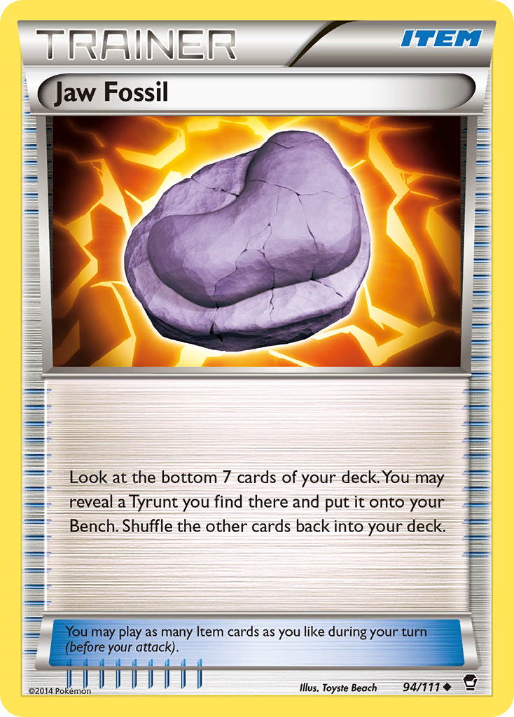 Jaw Fossil (94/111) [XY: Furious Fists] | RetroPlay Games