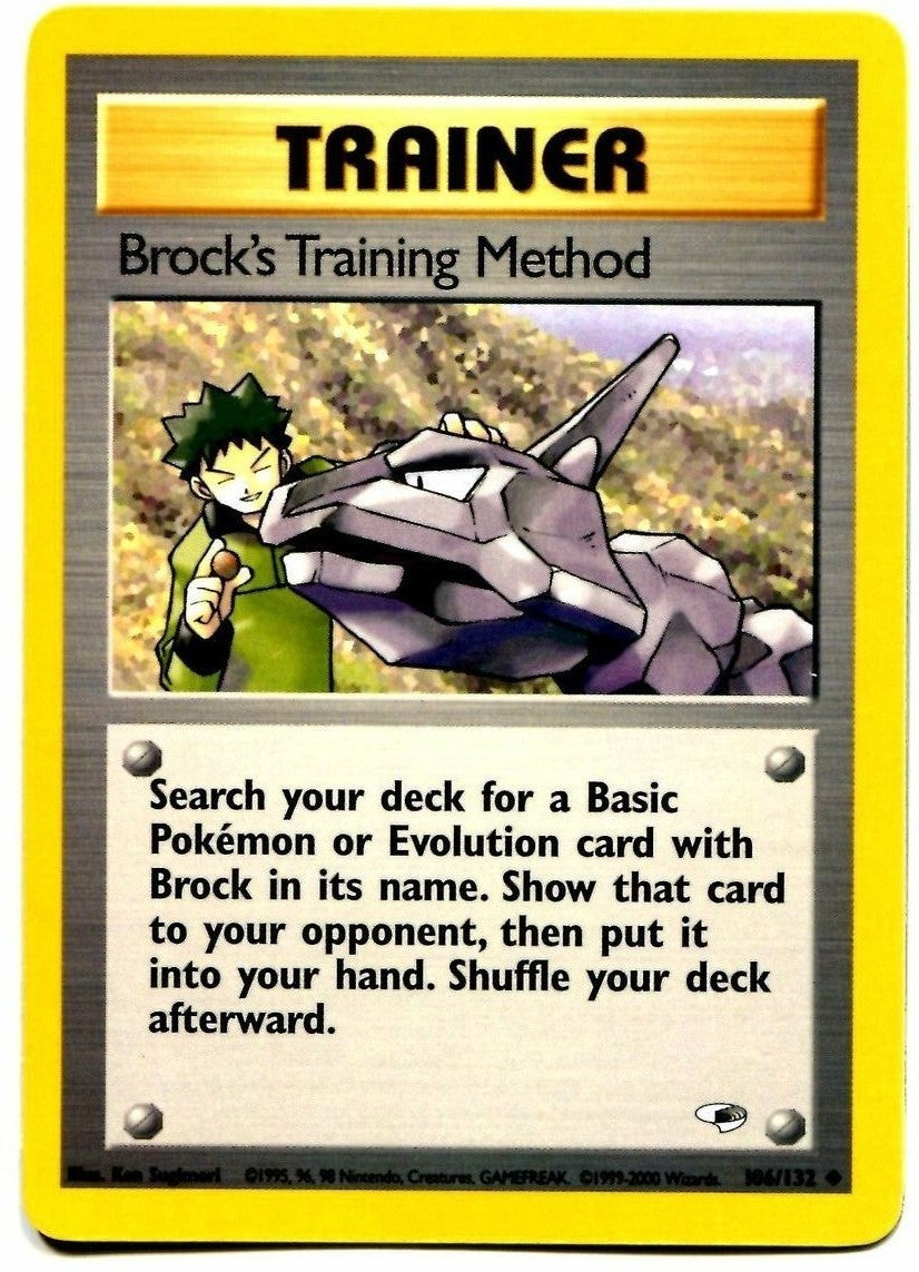 Brock's Training Method (106/132) [Gym Heroes Unlimited] | RetroPlay Games