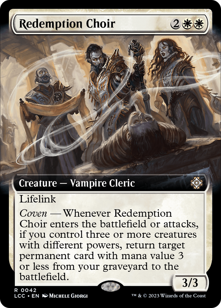 Redemption Choir (Extended Art) [The Lost Caverns of Ixalan Commander] | RetroPlay Games