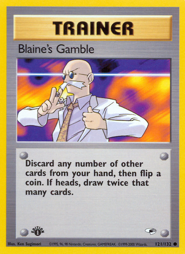 Blaine's Gamble (121/132) [Gym Heroes 1st Edition] | RetroPlay Games