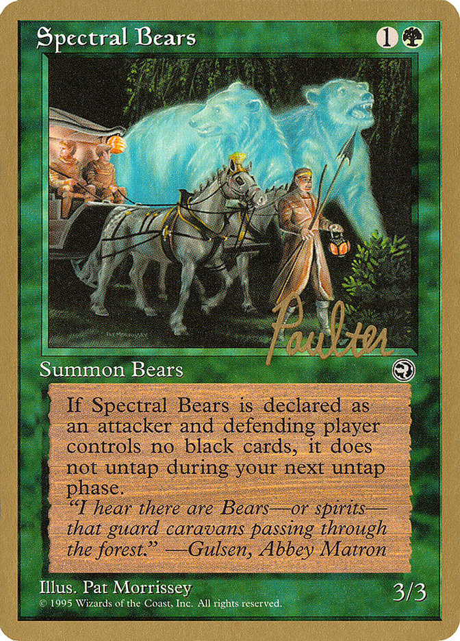 Spectral Bears (Preston Poulter) [Pro Tour Collector Set] | RetroPlay Games