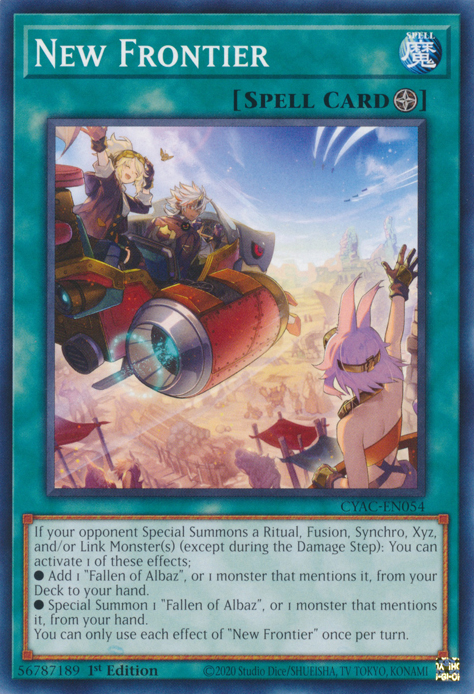New Frontier [CYAC-EN054] Common | RetroPlay Games