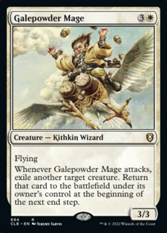 Galepowder Mage [Commander Legends: Battle for Baldur's Gate] | RetroPlay Games