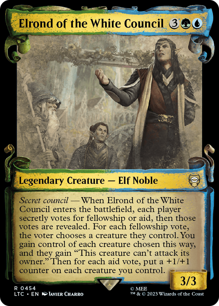 Elrond of the White Council [The Lord of the Rings: Tales of Middle-Earth Commander Showcase Scrolls] | RetroPlay Games