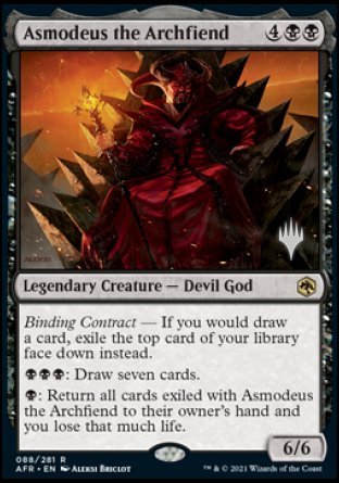 Asmodeus the Archfiend (Promo Pack) [Dungeons & Dragons: Adventures in the Forgotten Realms Promos] | RetroPlay Games