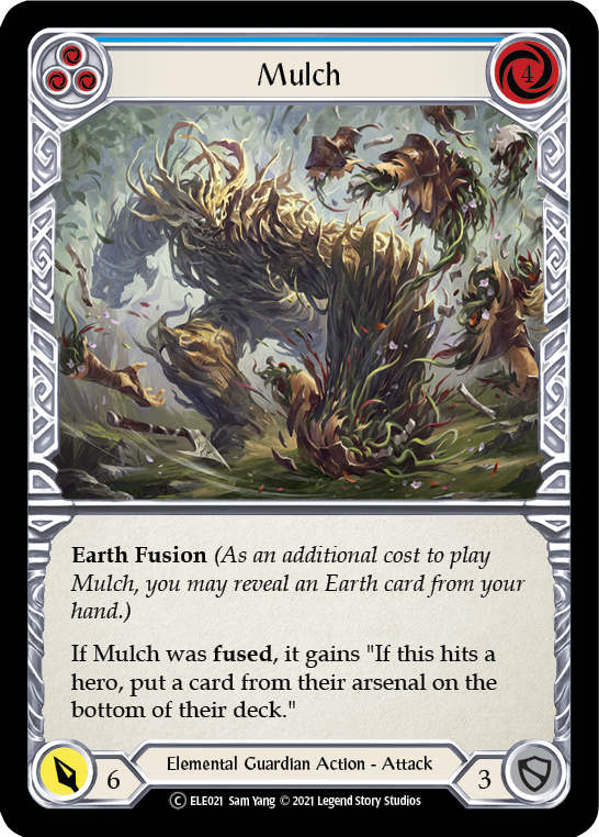Mulch (Blue) [U-ELE021] (Tales of Aria Unlimited)  Unlimited Rainbow Foil | RetroPlay Games