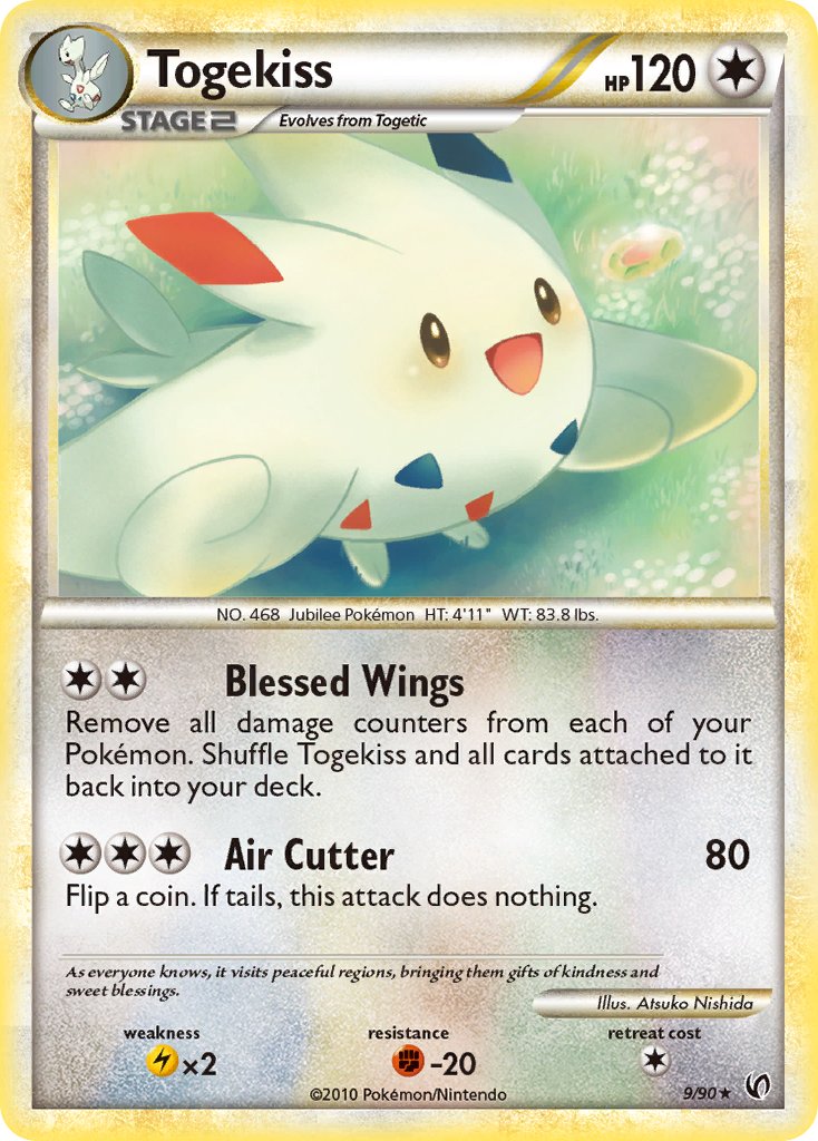 Togekiss (9/90) (Theme Deck Exclusive) [HeartGold & SoulSilver: Undaunted] | RetroPlay Games