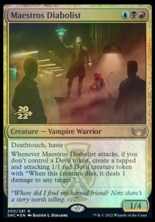 Maestros Diabolist [Streets of New Capenna Prerelease Promos] | RetroPlay Games