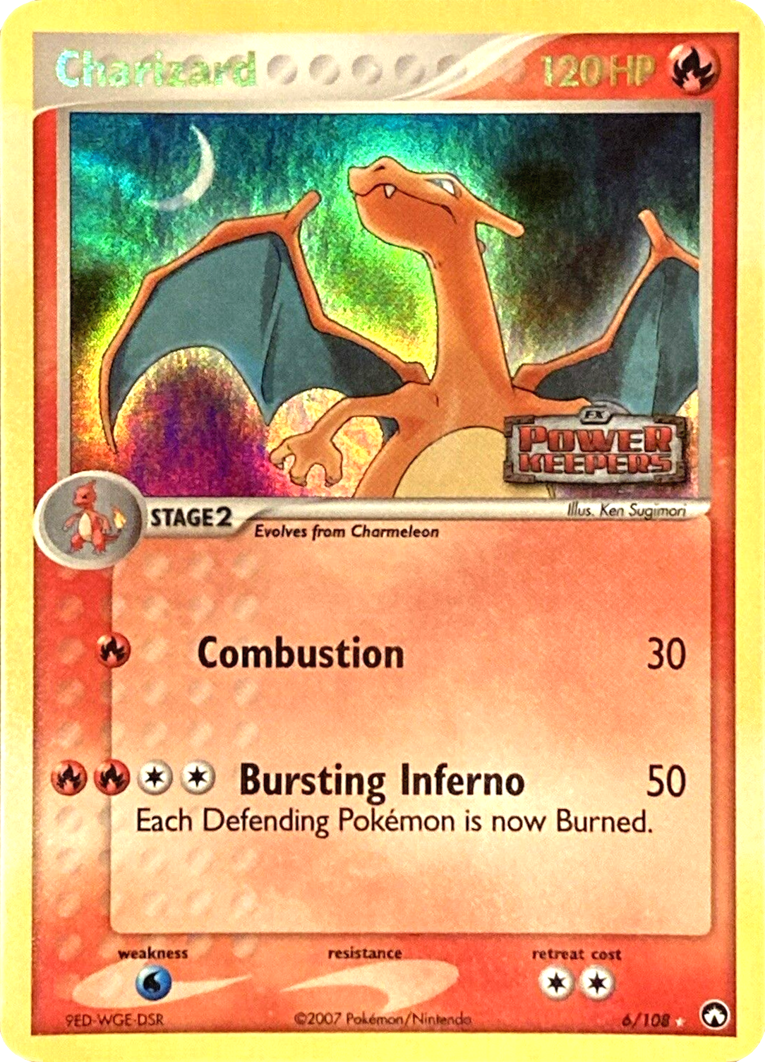 Charizard (6/108) (Stamped) [EX: Power Keepers] | RetroPlay Games