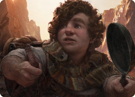 Sam, Loyal Attendant Art Card [The Lord of the Rings: Tales of Middle-earth Art Series] | RetroPlay Games