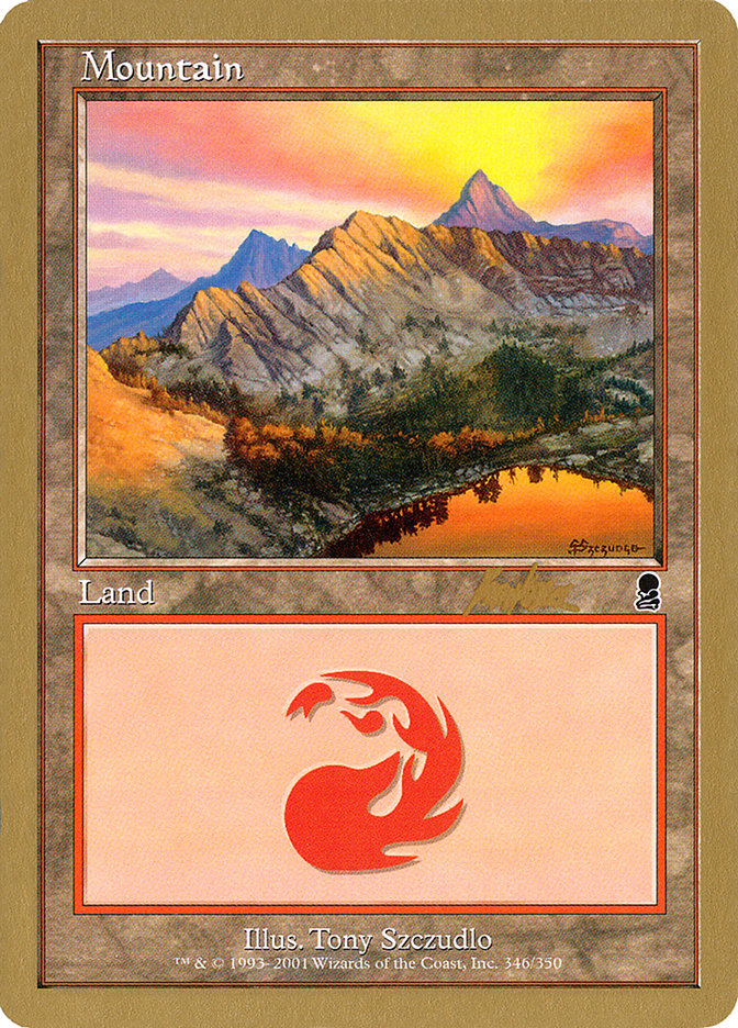 Mountain (bk346) (Brian Kibler) [World Championship Decks 2002] | RetroPlay Games